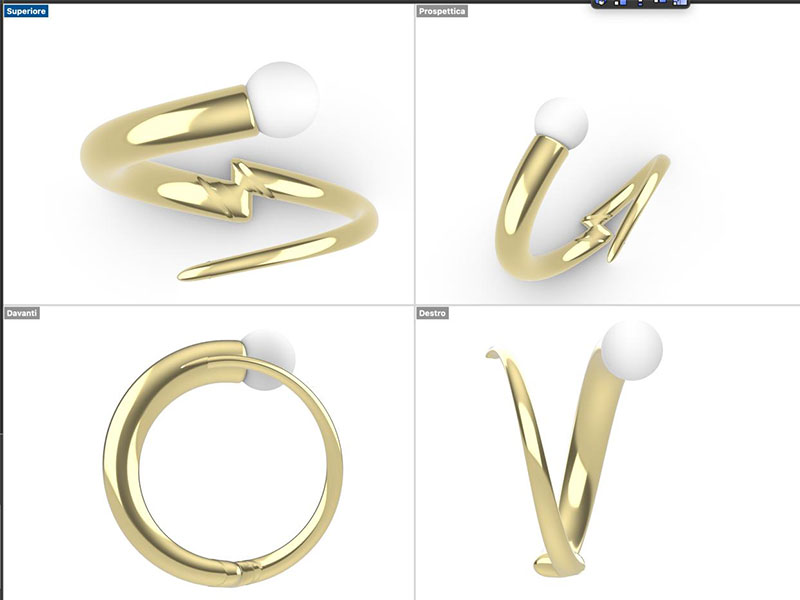 Dalla tecnologia alla realizzazione artigianale del gioiello