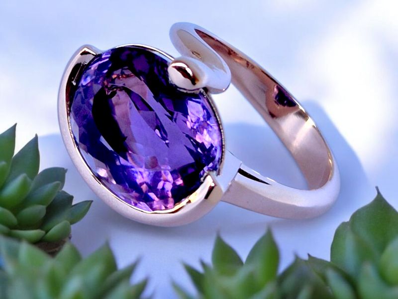 anello ametista CAD
