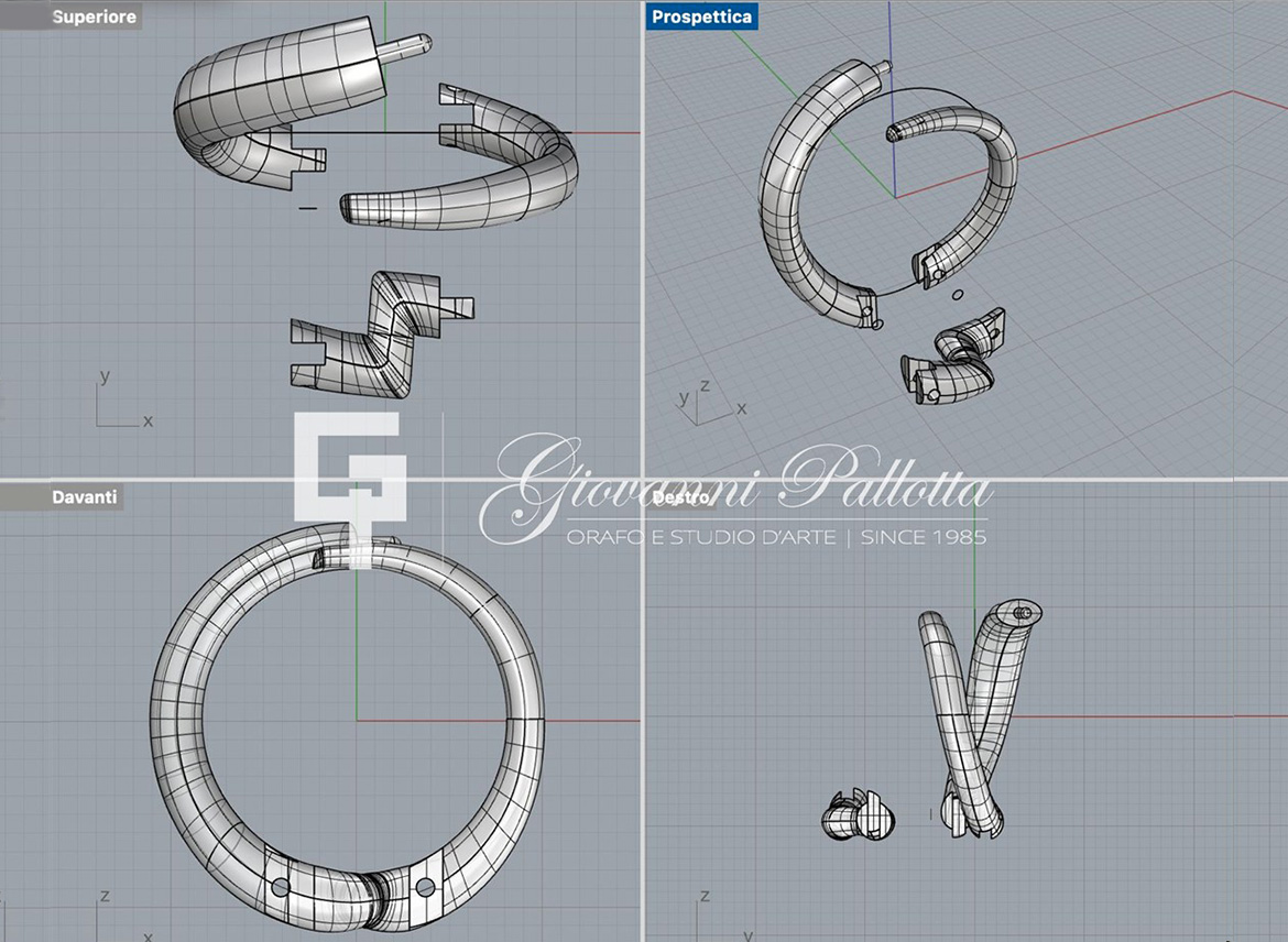 Creazione gioiello disegnato in CAD 2 creazione progettazione gioielli cad 06